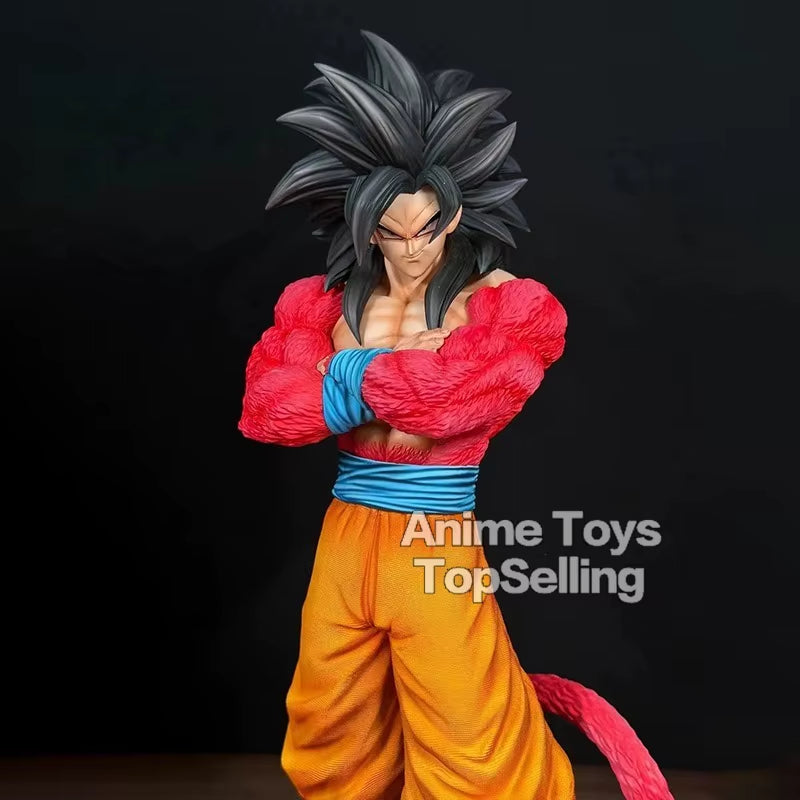 Anime Dragon Ball Figure Super Saiyan 4 Son Goku Statue PVC Collection Model Toys Gifts