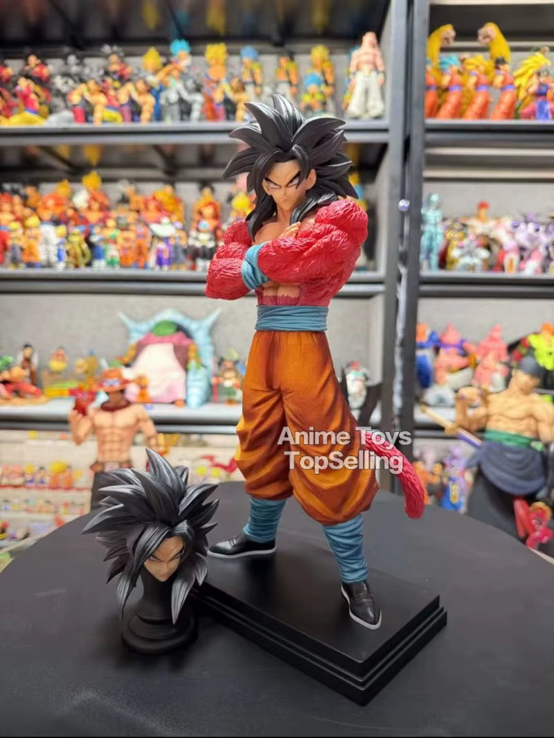 Anime Dragon Ball Figure Super Saiyan 4 Son Goku Statue PVC Collection Model Toys Gifts
