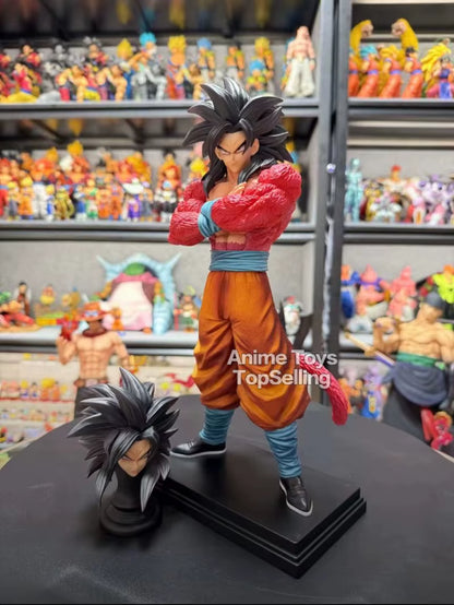 Anime Dragon Ball Figure Super Saiyan 4 Son Goku Statue PVC Collection Model Toys Gifts