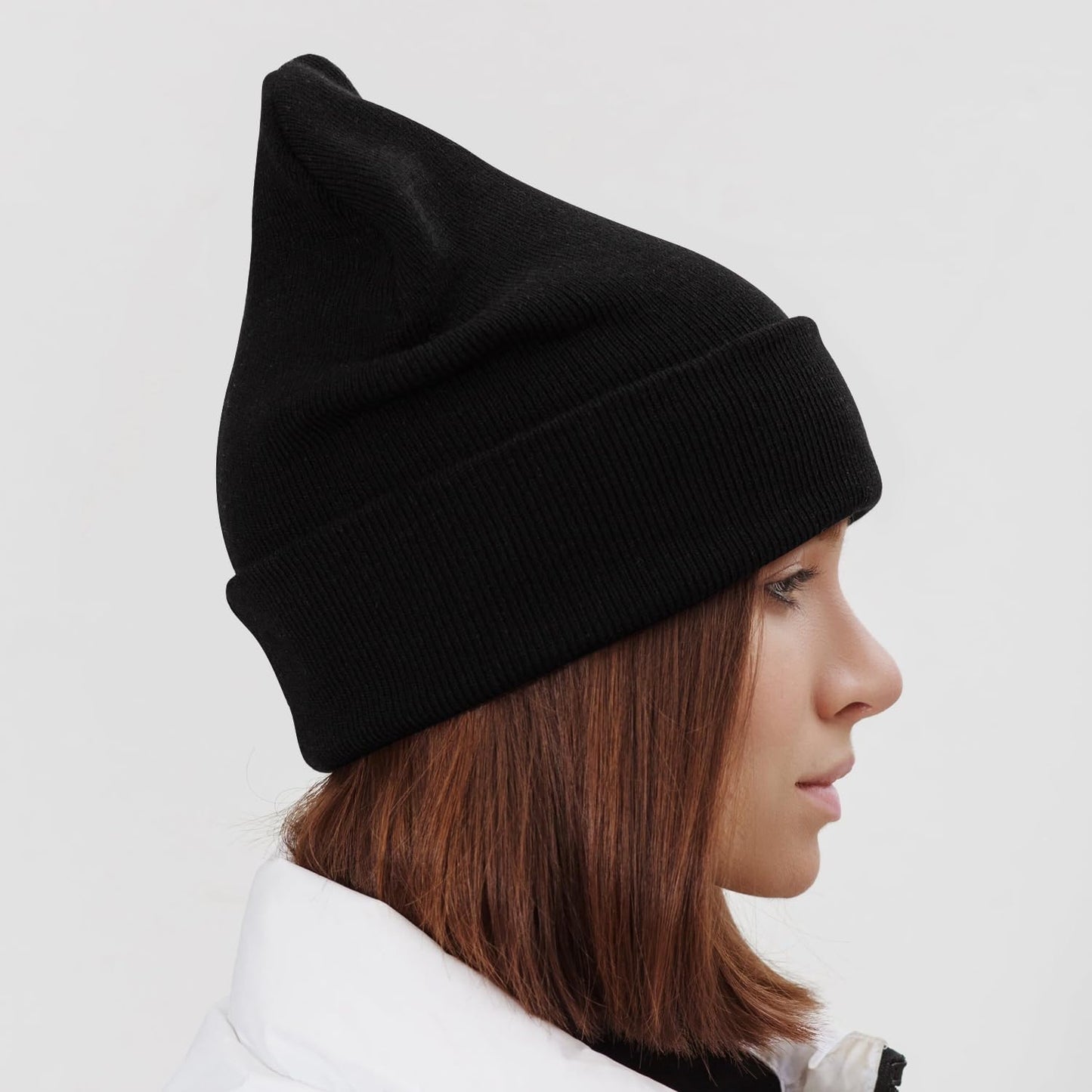 Anime Cosplay Beanie Hats for Men Women, Cool Funny Skull Skeleton Knit Hat Black