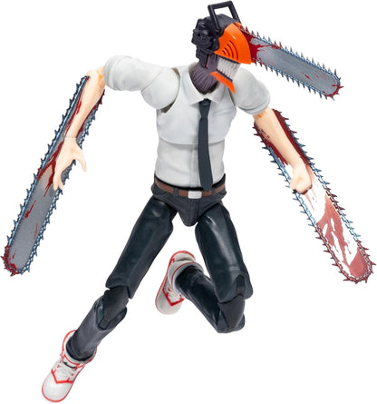 Chainsaw Man - 6.5-Inch Figure with Alternate Head and Arms plus Swappable Mouthpiece