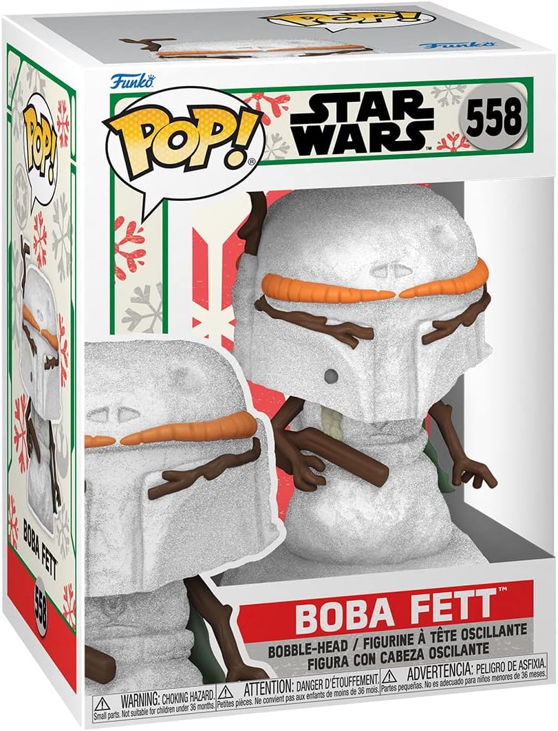 Pop! Star Wars Holiday: Boba Fett Snowman