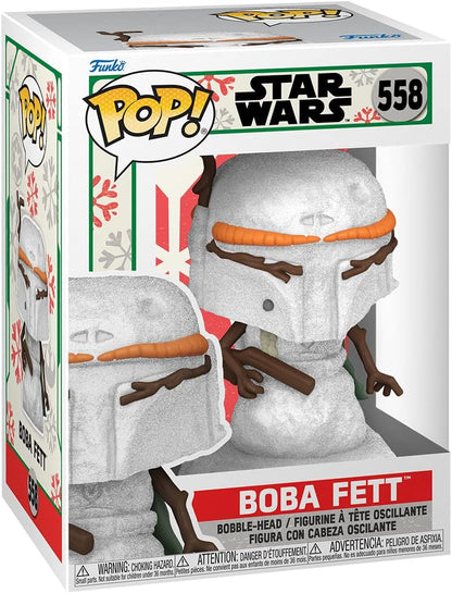 Pop! Star Wars Holiday: Boba Fett Snowman