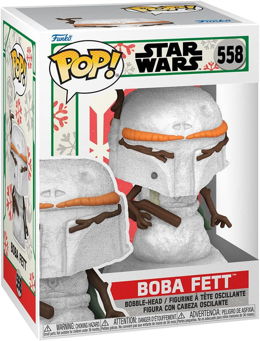 Pop! Star Wars Holiday: Boba Fett Snowman