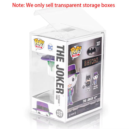 Protectors Case for Funko- 4" Inch Pop Figures,Crystal Clear Protectors,Heavy Duty Display Box W/ Protective Film & Locking Tab