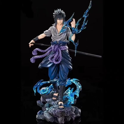 27Cm Naruto Anime Figure Uzumaki Naruto Uchiha Sasuke Action Model Pvc Statue Desktop Ornament Collection Toys Gift