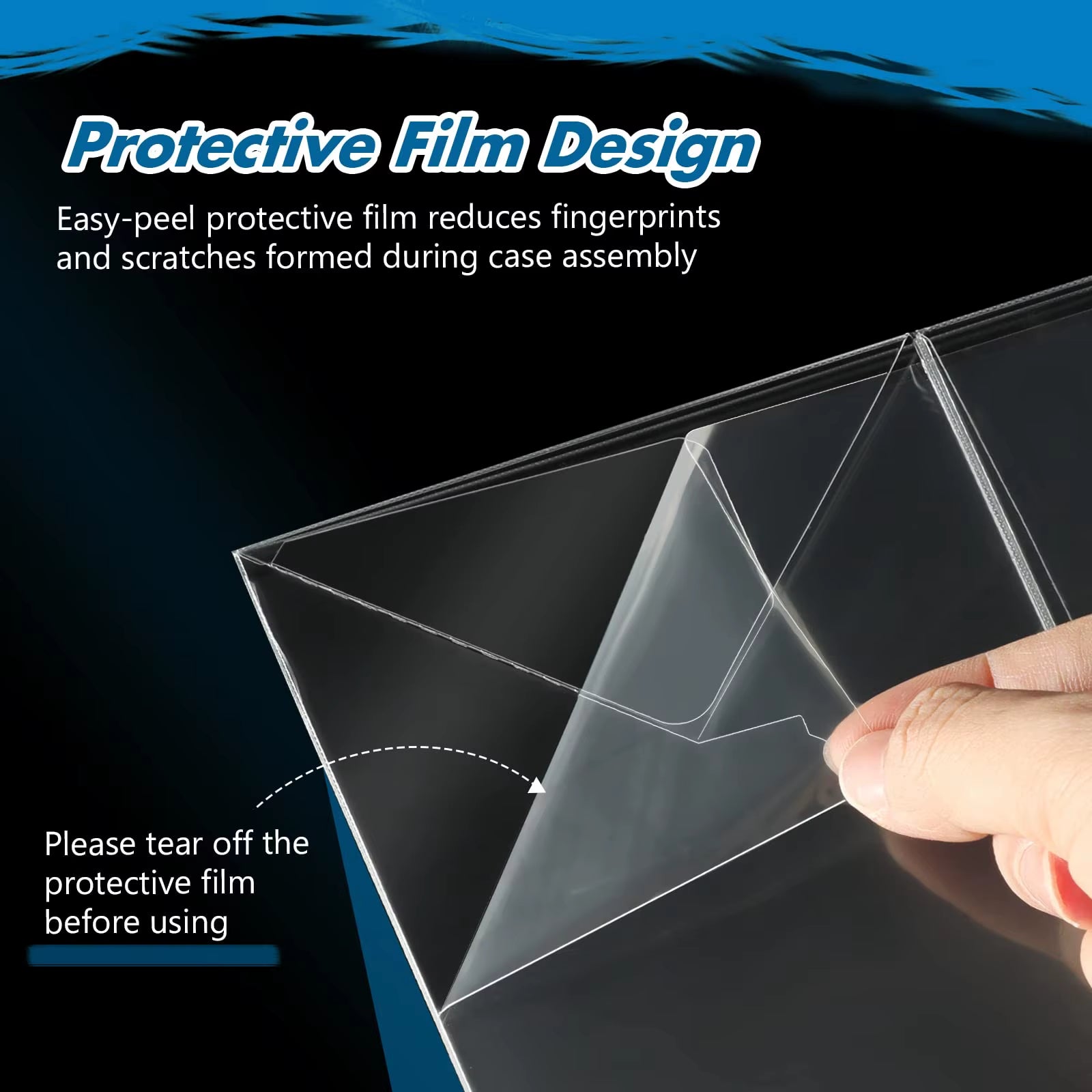 Protectors Case for Funko- 4" Inch Pop Figures,Crystal Clear Protectors,Heavy Duty Display Box W/ Protective Film & Locking Tab